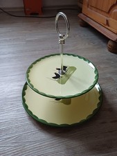 Etagere Hahn und Henne Zeller Keramik zweistöckig