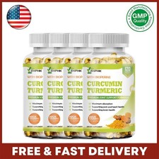 Turmeric Curcumin with Ginger Black Pepper, Joint support Max Strength Capsules