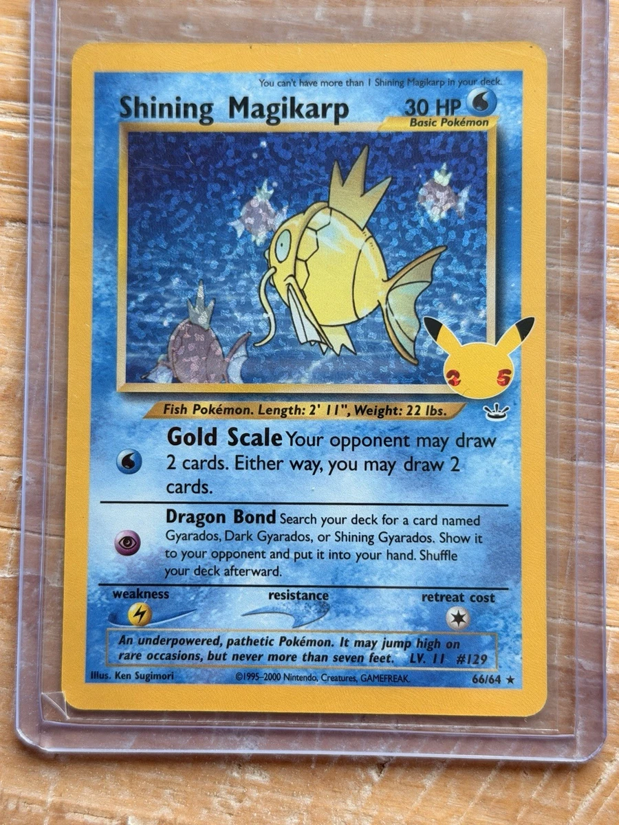 Shining Magikarp 66/64 Celebrations: Classic Collection for sale