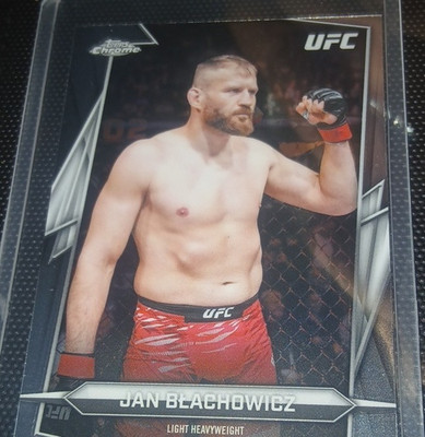 2026 Topps Chrome UFC Jan Blachowicz Light Heavyweight Card #119 UFC 253