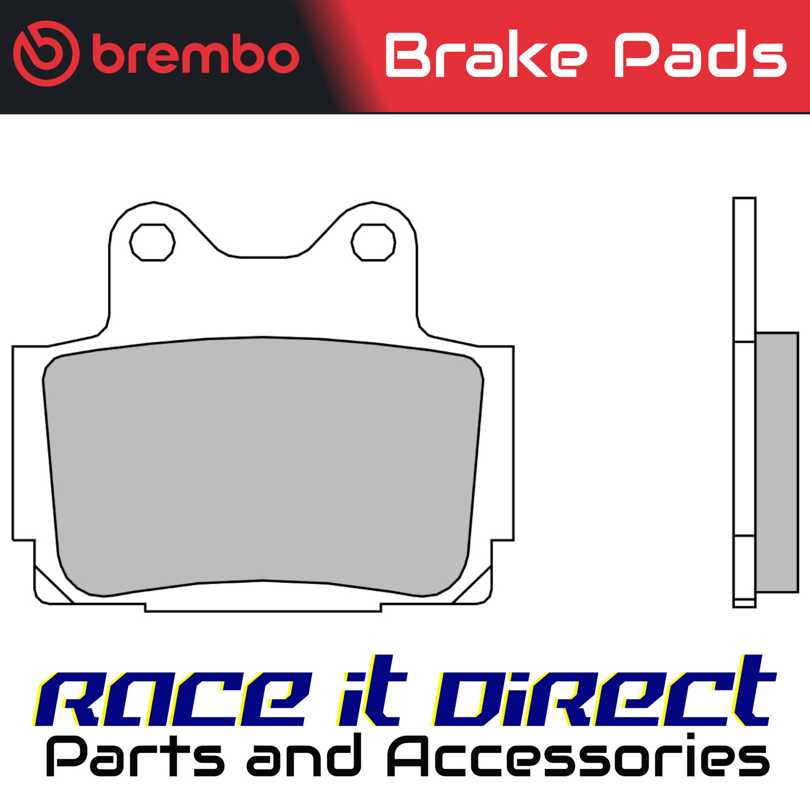 Brake Pads for YAMAHA XJ 600 N DIVERSION 1994-1999 Rear SA Street Brembo - Image 5