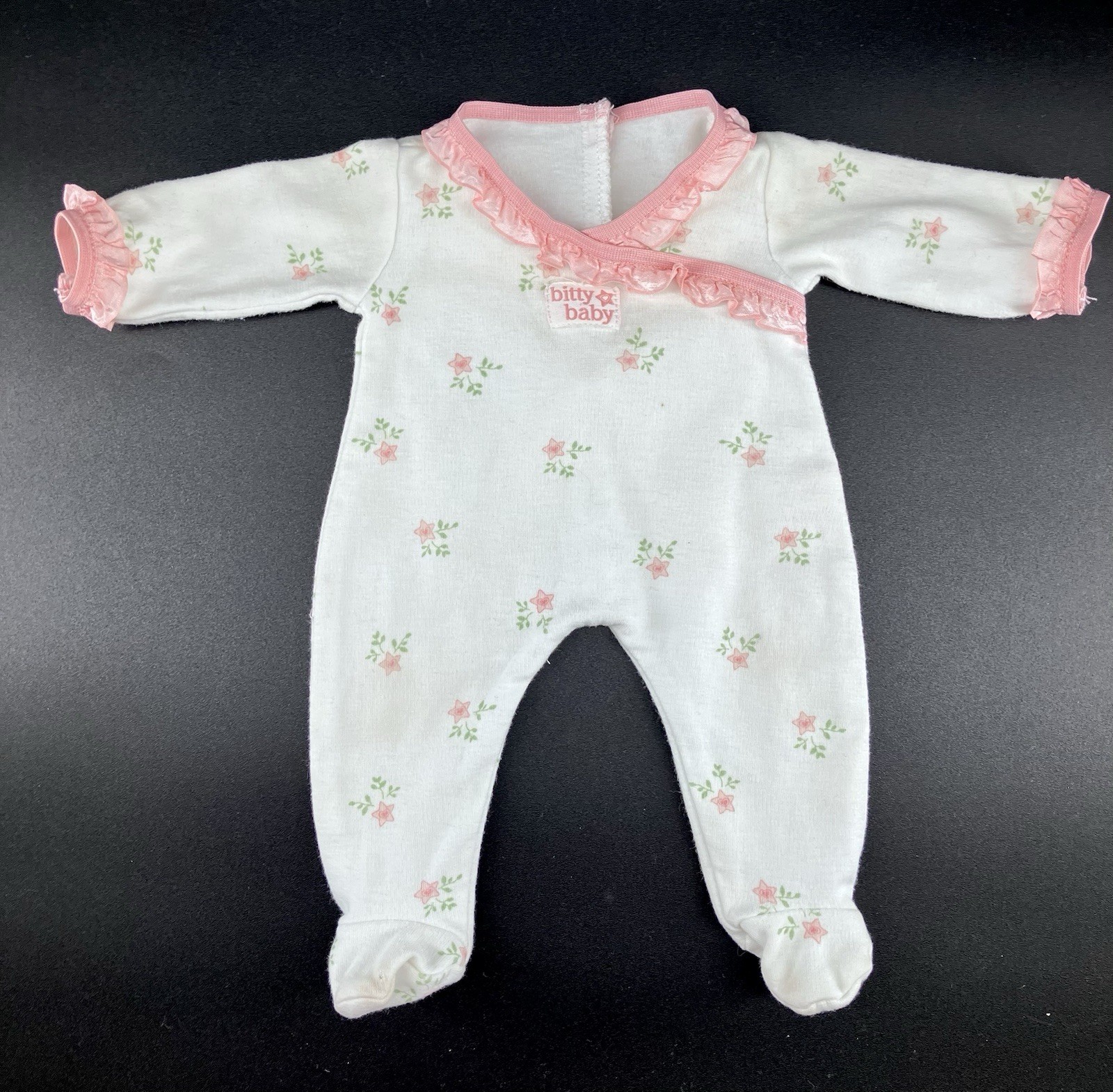 Sleeper Pajamas Ruffled Pink Floral