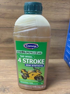 COMMA 4 STROKE SEMI SYNTHETIC FOR MOTOCYCLES FITTED WITH WET CLUTCHES 1 LTR sh71