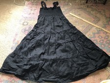 Quince 100 P Linen Dress Linen M Maxi Long