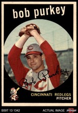 1959 Topps #506 Bob Purkey Reds 7 - NM