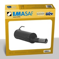 Imasaf Auspuff Sportauspuff für Peugeot 206 Cc+SchräGh. 1.1-1.6 44-80KW 1X76Mm