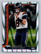2025 Topps Chrome #89 Jarrett Stidham Denver Broncos RayWave Refractor