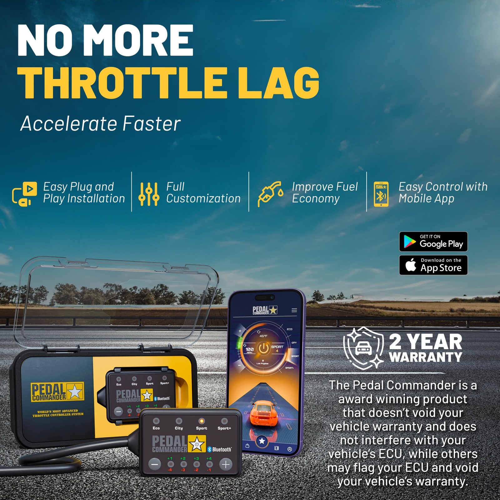 PEDAL COMMANDER Throttle Response Controller for McLaren GT (2019 and Newer)