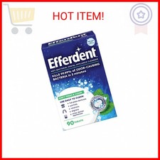 Efferdent Denture Cleaner Minty Fresh  Clean, Retainer Cleaning Tablets for Ali