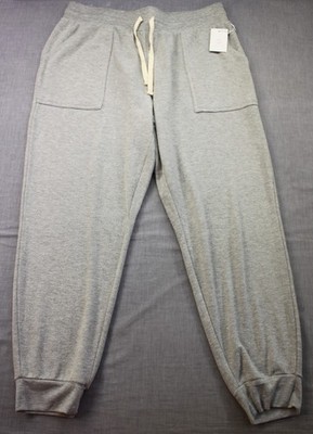 Find Your Balance Mens Gray Drawstring Super Soft Stretch Sweat Pants  NWT XL
