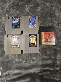 NES Top Loader NES-101 Bundle TESTED -1 Dogbone Controller - 23 Games - Mario 3+