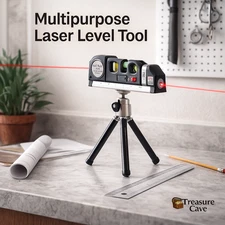Laser Level with Tripod | Multipurpose Line Level Tool for DIY & Home Projects