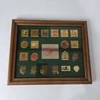 Coca-Cola Collector's Club 20th Annual Convention Framed Pin Set 1975-1994 Vtg