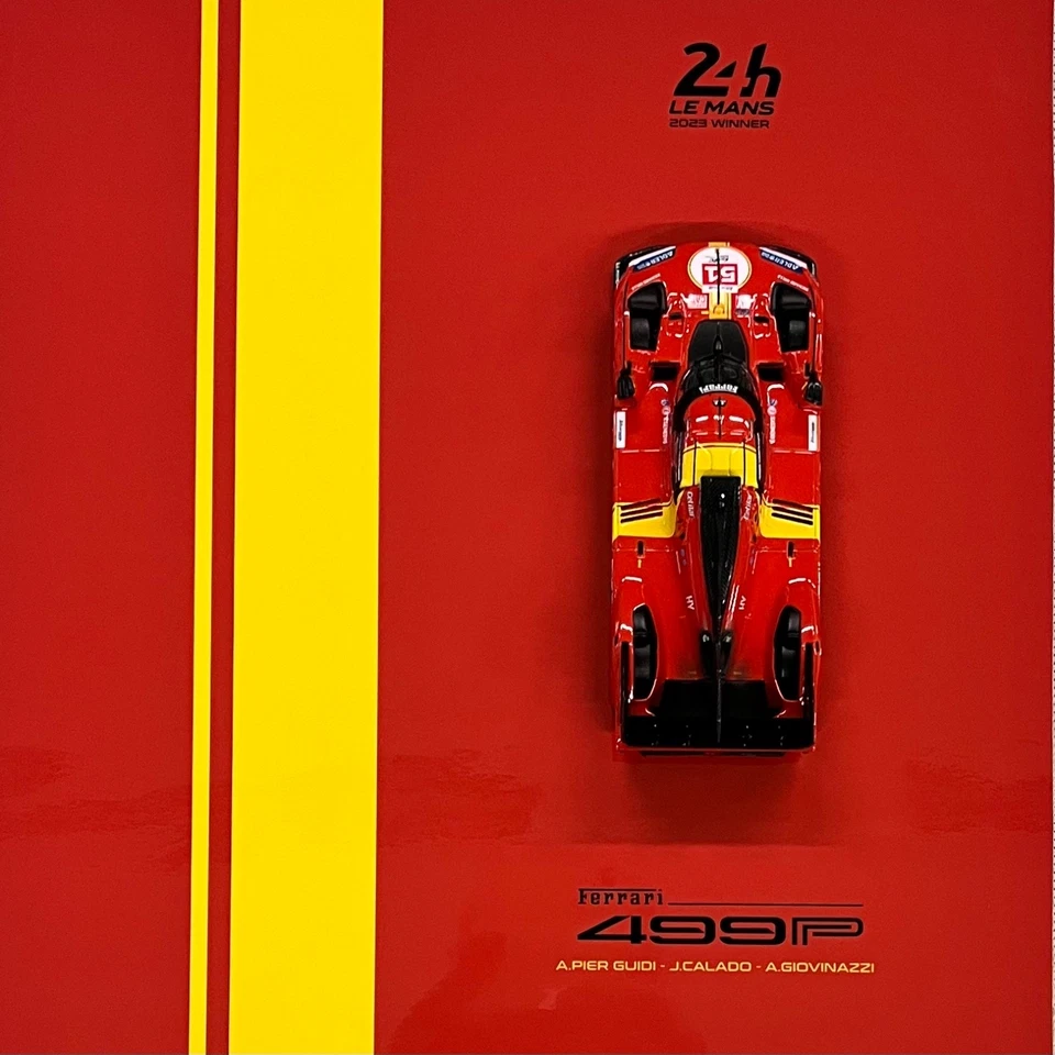 Ferrari 499P 24h Le Mans 2023 Winner 1/43 quadretto - Immagine 2 di 4