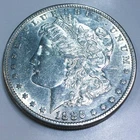 1886-S Morgan Silver Dollar Beautiful AU/BU Coin Rare Date