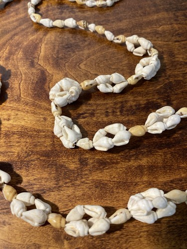 Vintage Sea Shell Beach Surf Coastal Necklace No Closure 36 in - Picture 5 of 11