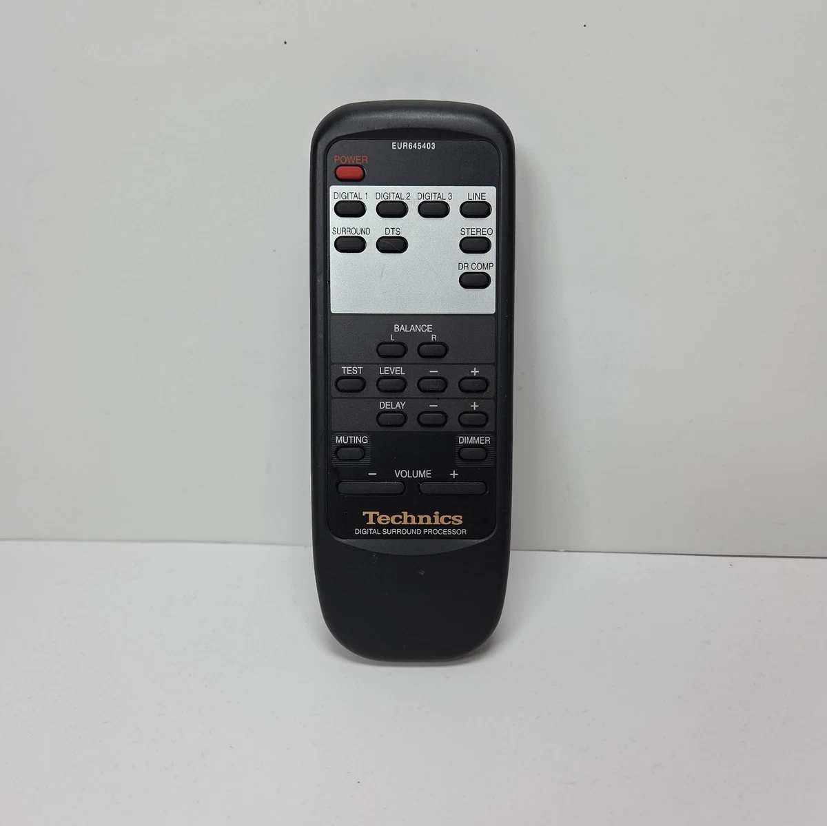 Procesador envolvente digital Technics Remote EUR645403 original probado OEM