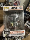 Funko Pop 10" Star Wars #380 The Mandalorian with The Child – Jumbo Figure, New