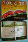 1937 TOURING FAMOUS AUTOMOBILE CARD GAME PARKER BROTHERS w 99 Cards Instructions — photo 1