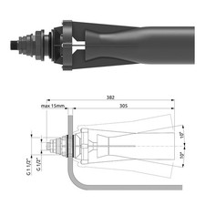 AGITATORE IDRAULICO SNODATO UGELLO DIAMETRO 3 502063