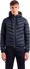 ARMANI EXCHANGE Mens Blue Padded Down Jacket Size Small BNWOT