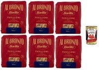 Barilla Al Bronzo Fusilloni 6X500G Extrarau Hartweizen Pasta 3Kg Italien +Polpa