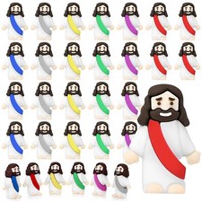 30 Pcs Jesus Toys Little Jesus Figurine Miniature Jesus Doll Tiny Jesus Figurine