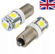 Cool White 12v LED Side Light BA9s 233 Bayonet Car Scooter Bright Bulbs Pure