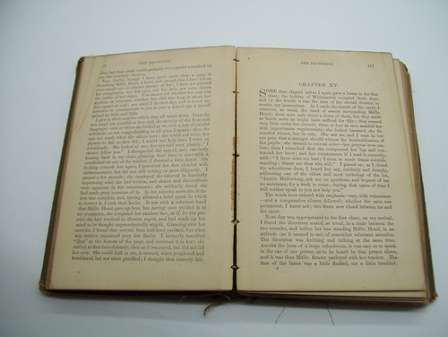 1800's The Professor Emma. Poems By Charlotte Bronte HC Book Currer Bell RARE - Imagen 12 de 13