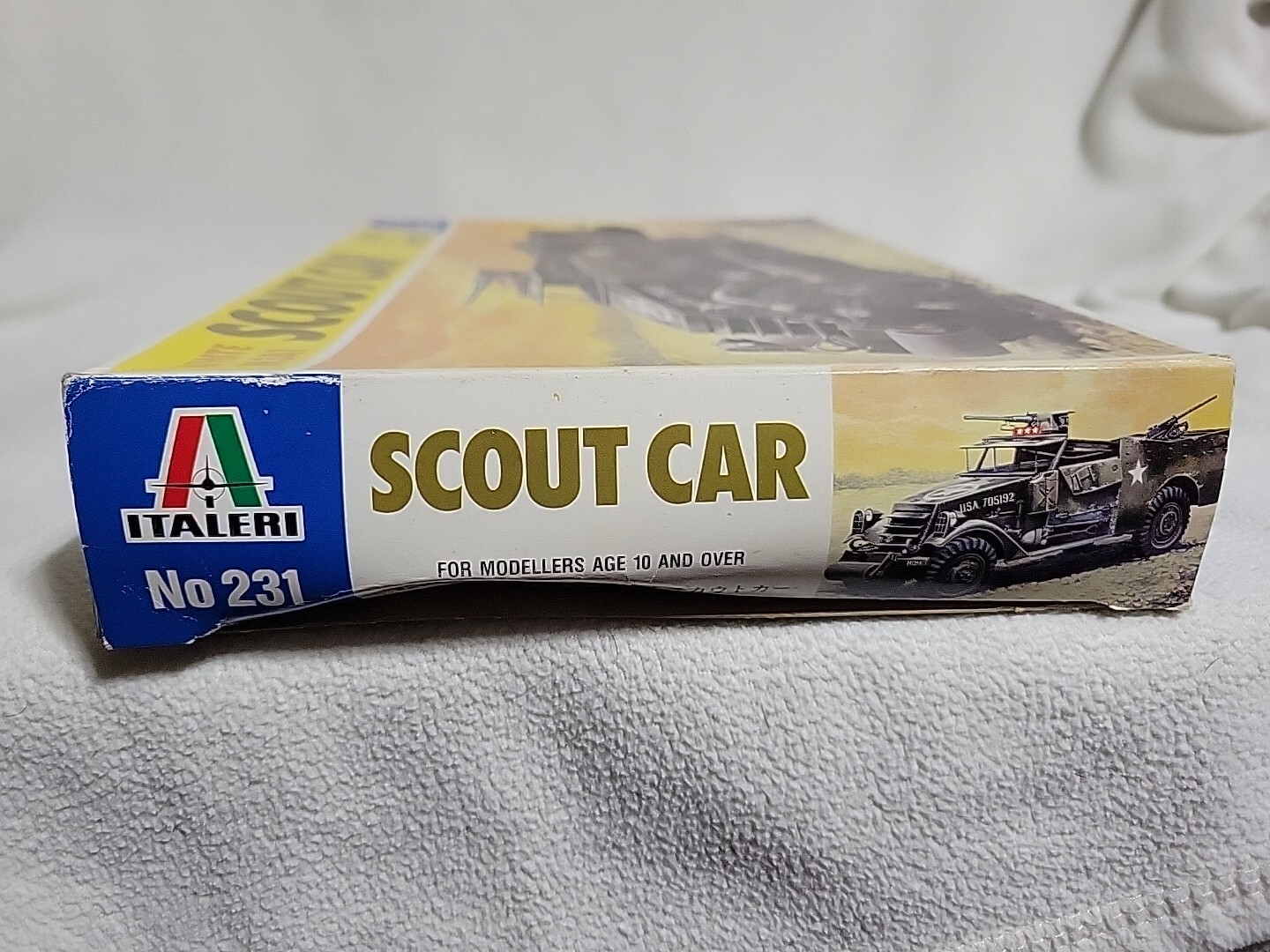 Italeri White M3A1 Scout Car 1:35 Scale Model Kit 231