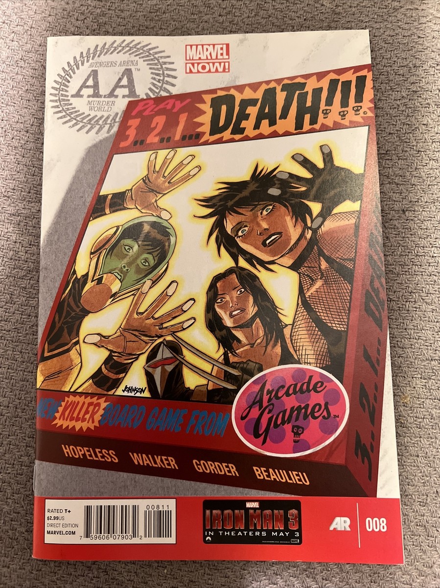 Avengers Arena #8 VF (2013 Marvel 2013) Darkhawk X-23 Runaways