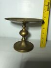 Vintage Brass Candle Holders 5” Tall & 7” Wide Collectible Rare Discontinued