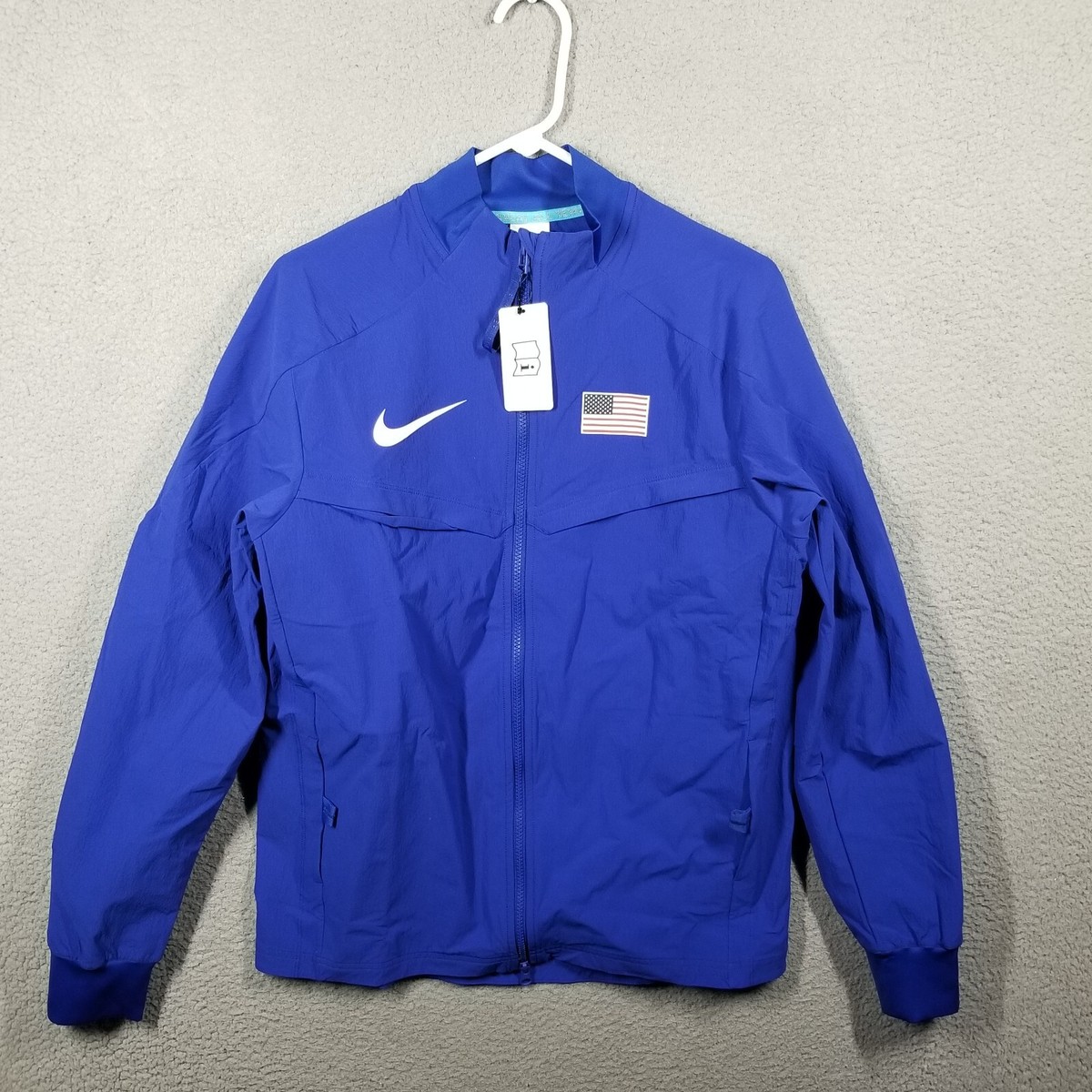Nike Pro Elite Jacket Medium Men USA Olympic 2024 Team Track Field 