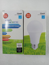 Simply Conserve 100-Watt Equivalent A19 Dimmable 15W 5000K LED Light Bulb