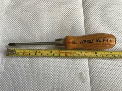 hazet vintage screwdriver chrom vanadium 814-PH1 NOS 