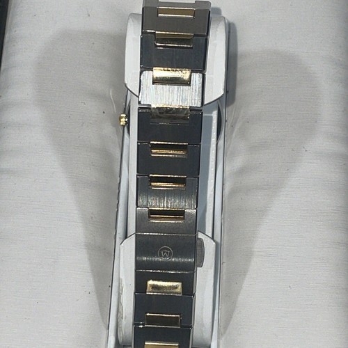 Womens MOVADO MUSEUM 23MM QUARTZ SS BLACK DIAL 2-TONE WATCH 97-C1-827 - Picture 5 of 7