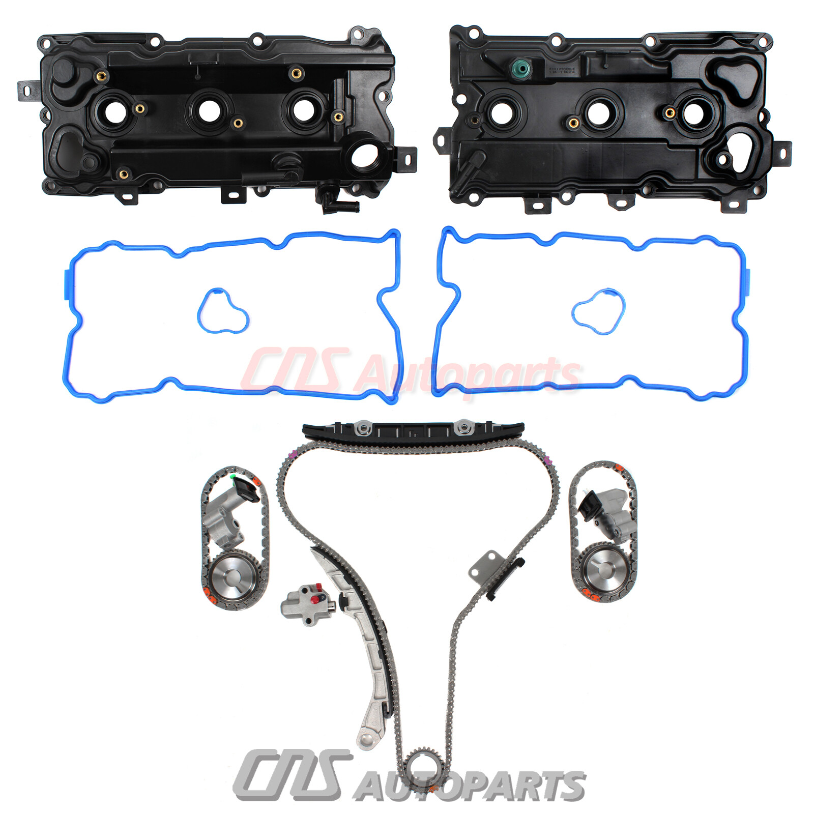 Valve Covers & Timing Chain Kit Fits 0714 NISSAN Altima Infiniti JX35