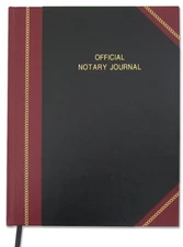 BookFactory Official Notary Journal/Book 168 Pages 8.5" X 11", for 668 Entries 