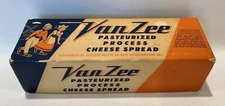 Van Zee Superior Cheese Co. VTG Cardboard Box Dutch Girl Boy Skaters Oakland, CA