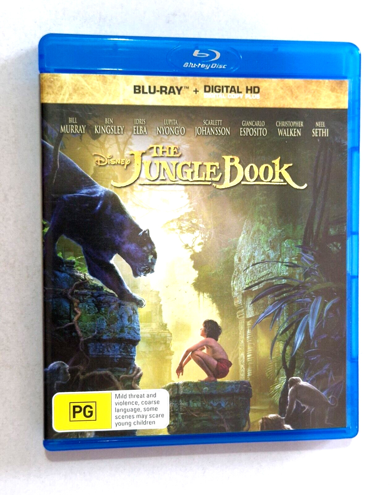 The Jungle Book BLU RAY Disney Film Region B Australian Release