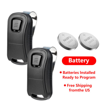 2P For Genie Intellicode G1T-BX GIT-1 GIT-2 38501R Garage Door Opener Remote