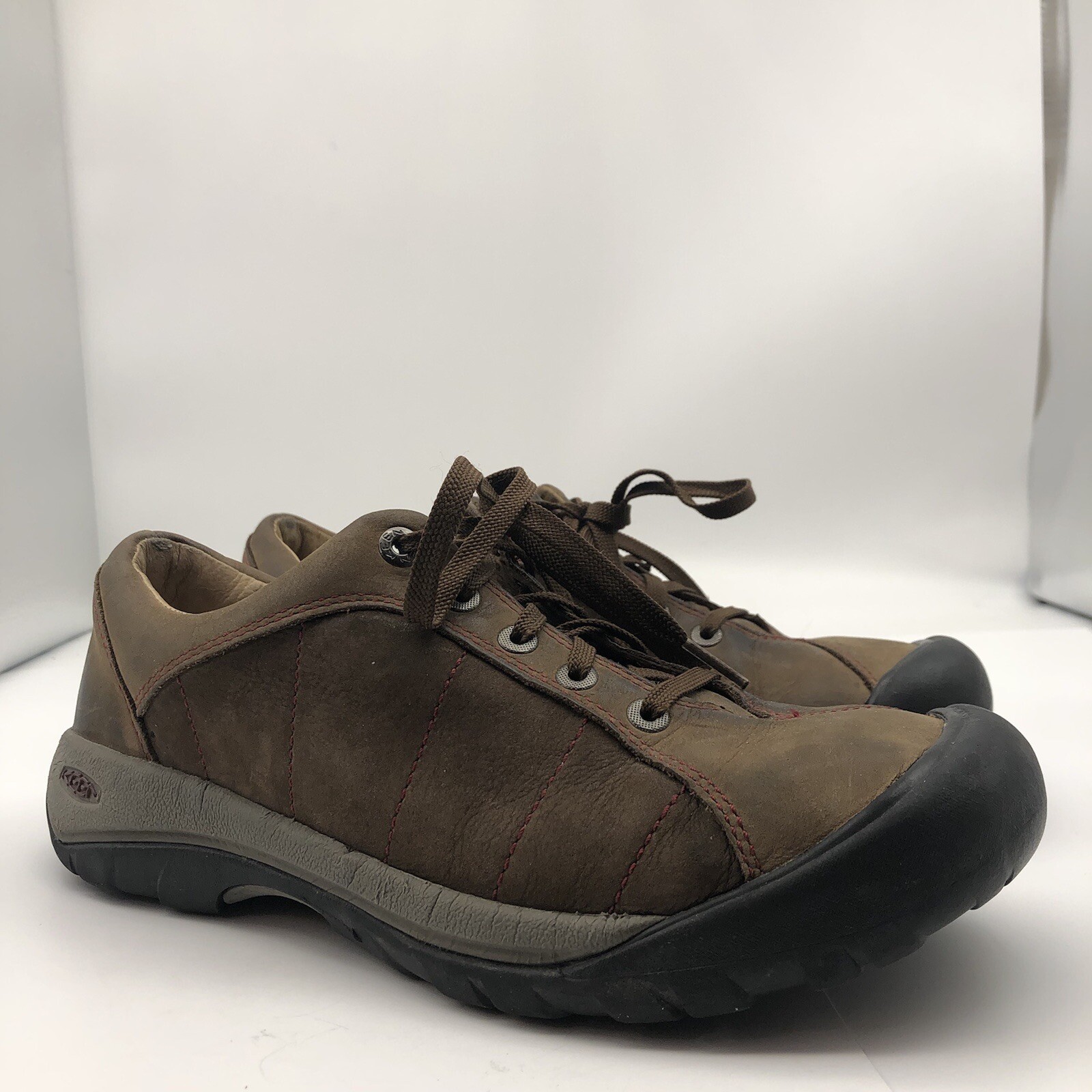 Scarpe stringate Keen Presidio pelle marrone outdoor escursionismo sentiero donna 10