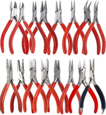 16x Jewelry Pliers Bead Wire Work Repair Tool Straighten/Bending Wire-Economy Pk