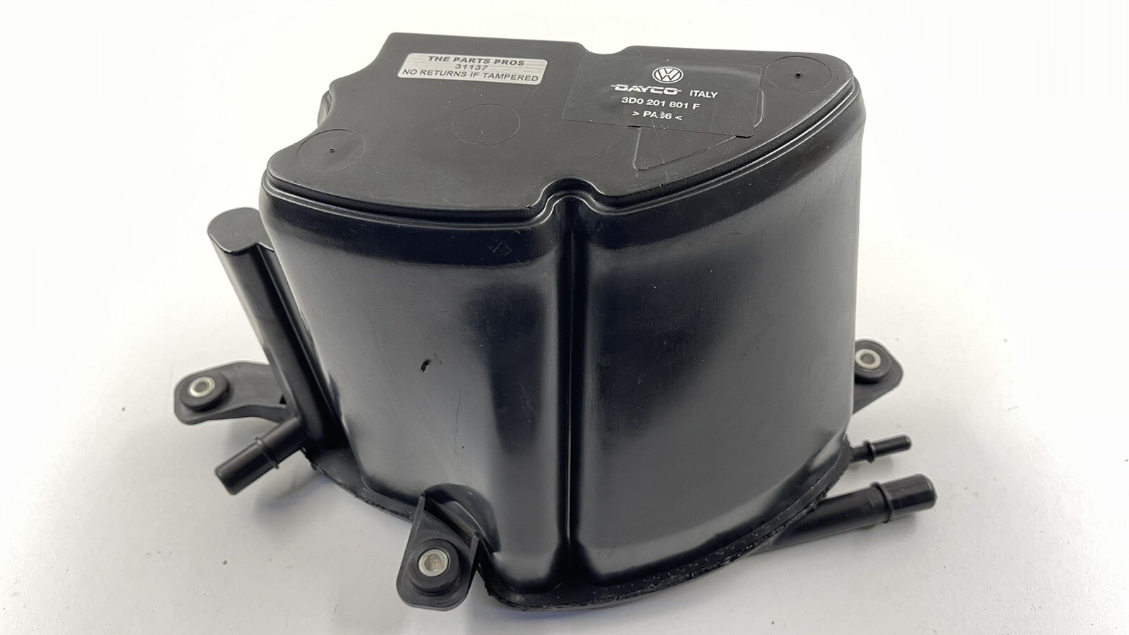 08-15 AUDI R8 SPYDER FUEL EVAP VAPOR CHARCOAL EMISSION CANISTER 3D0201801F OEM
