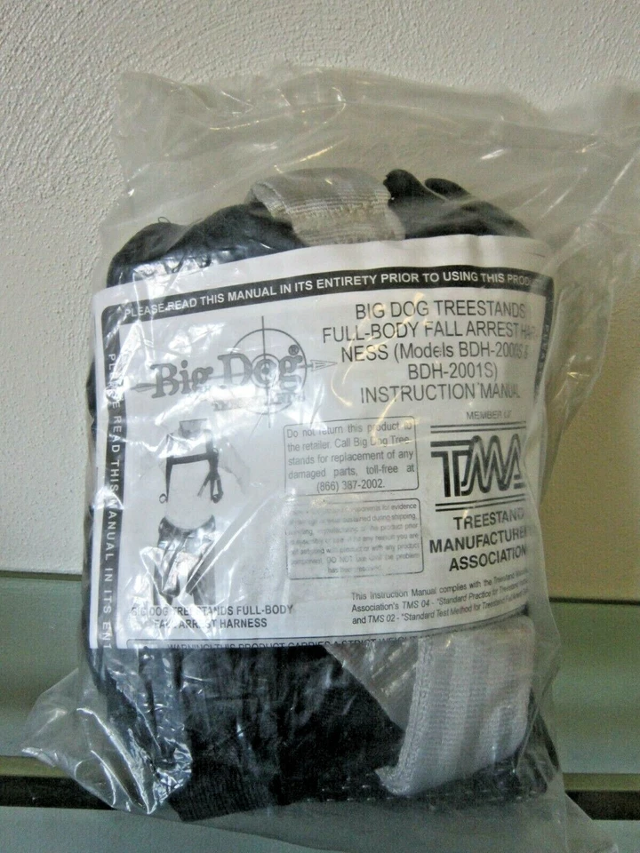 Big Dog Treestands Full-Body Fall Arrest Harness ~ BDH-2000s BDH2001s ~ NEW - Image 2 of 4