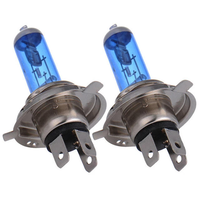 4X H4 XENON 55W Halogen Bulbs Lights Car Headlights Fog Lamp Headlight Halogen - Image 2 of 4