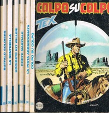 BEL LOTTO 6 fumetti TEX originali_numeri 535-547-549-557-565-569 + omaggio