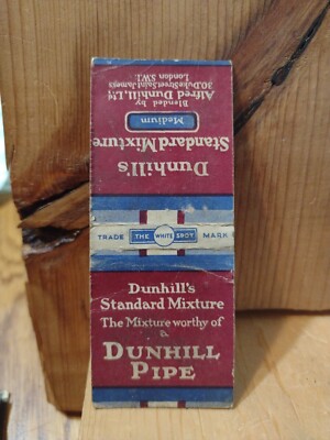 Vtg. Matchbook Cover: Dunhill's Standard Mixture. Medium     MB176