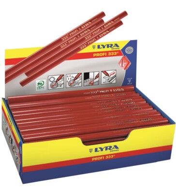 Lyra 333 Profi Zimmermannsstift Zimmermannsbleistift Zimmerer Bleistift 24cm !!!
