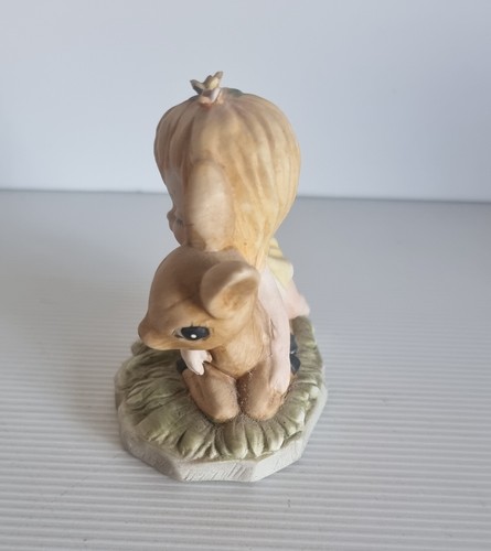 Uniart Fine Porcelain Figurine, Girl Riding Fawn #C1 - Picture 7 of 10